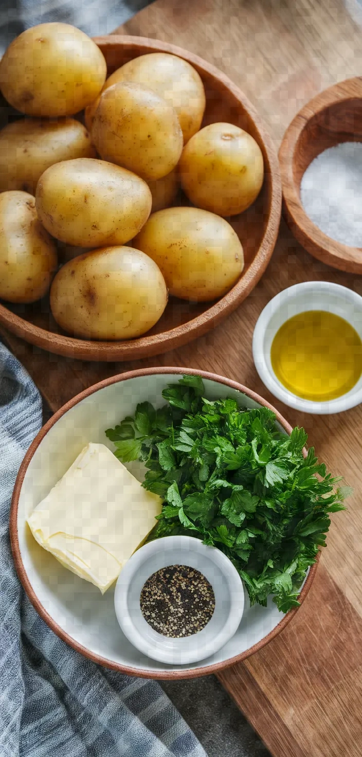 Ingredients photo for Austrian Basics Parsley Potatoes Recipe