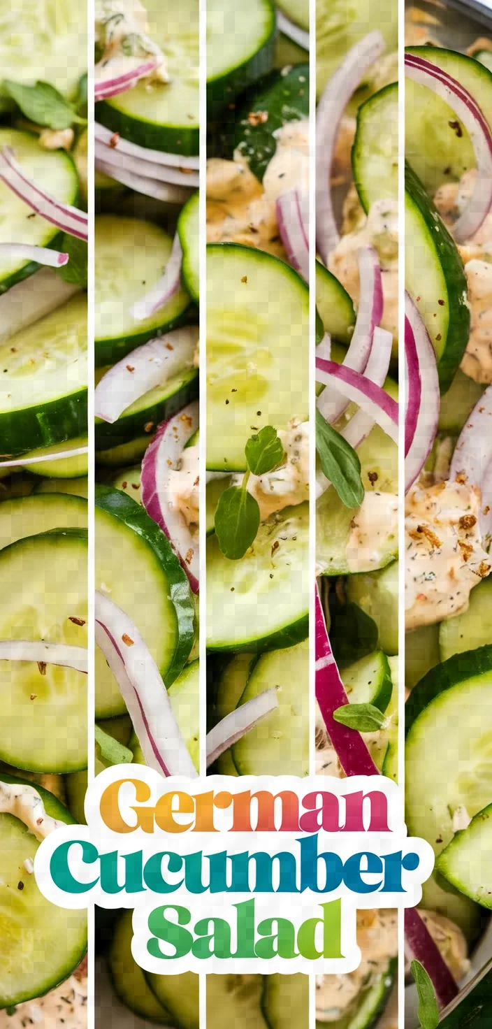 A photo of German Cucumber Salad Recipe