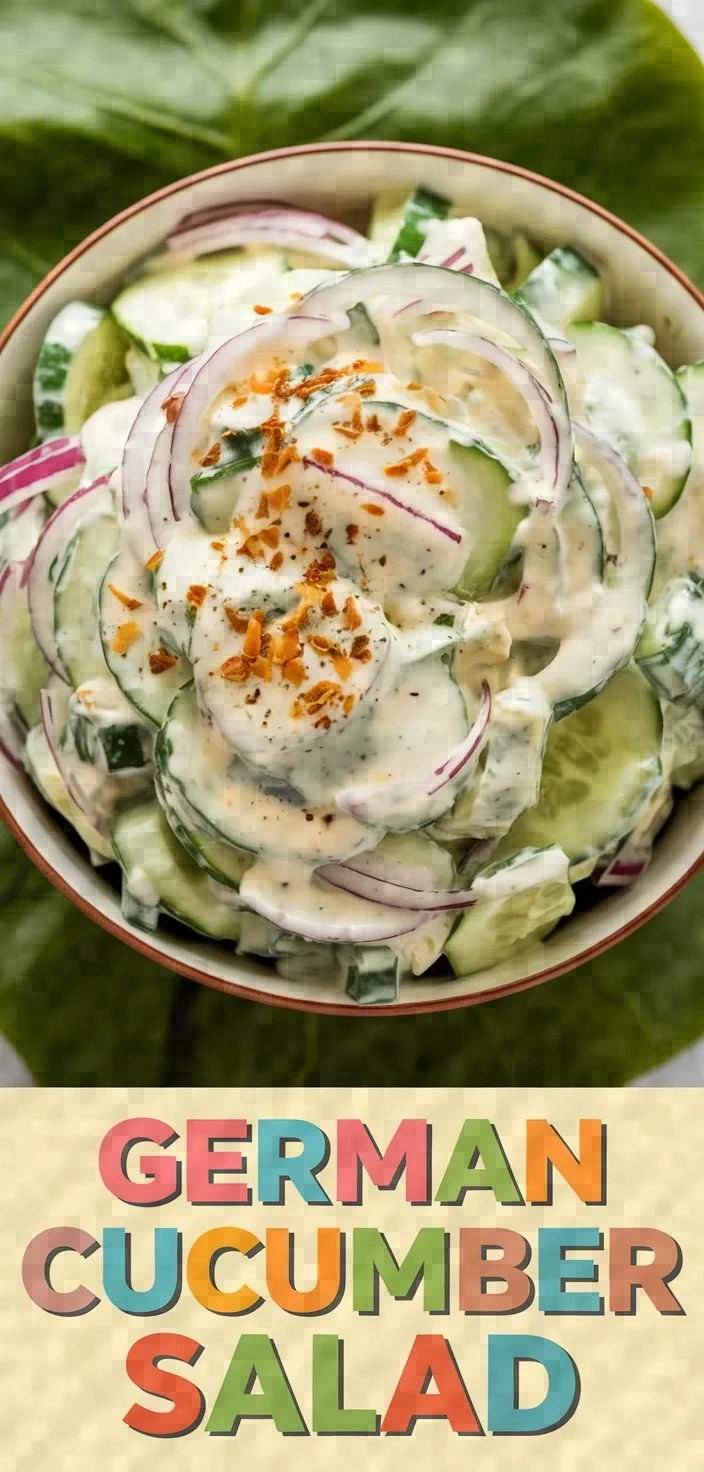 Photo of German Cucumber Salad Recipe