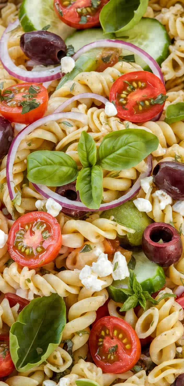 Photo of Mediterranean Pasta Salad Recipe
