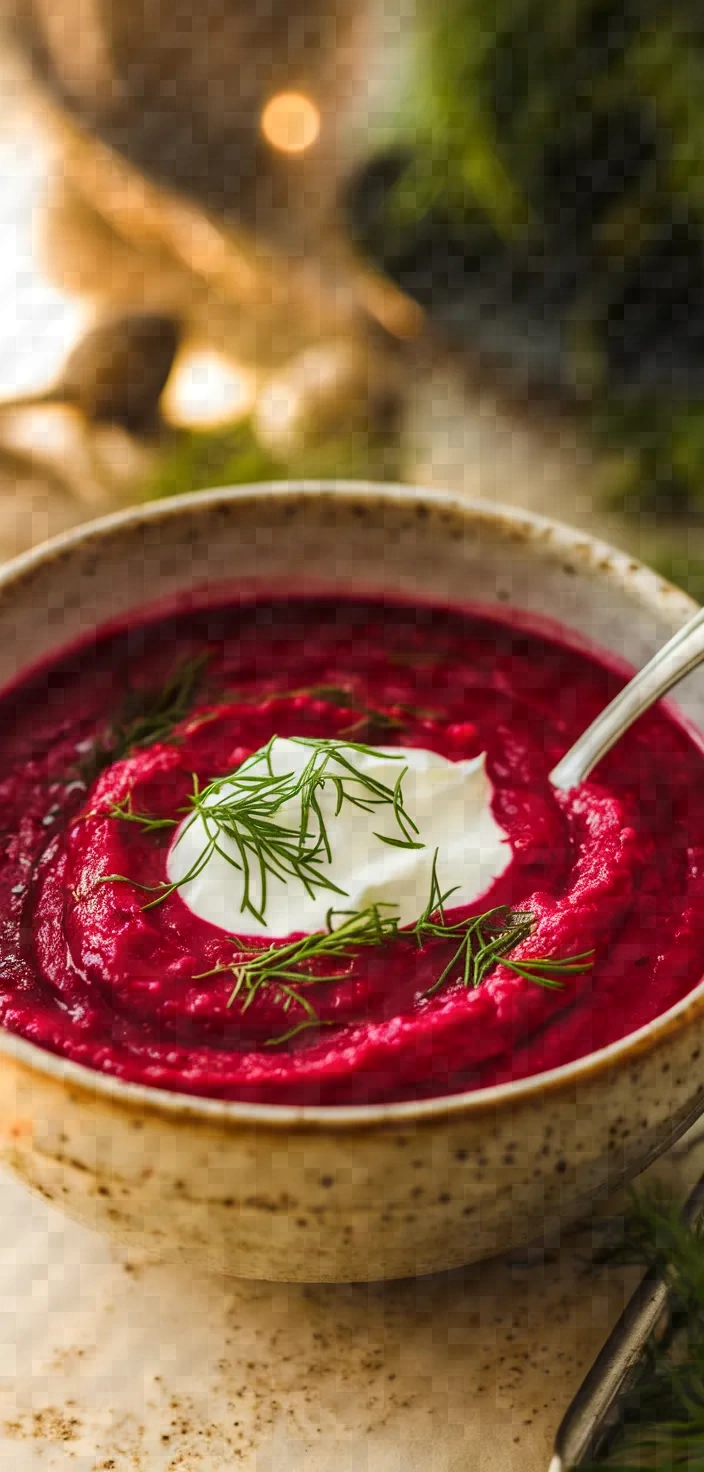 Beetroot Soup With Horseradish Recipe
