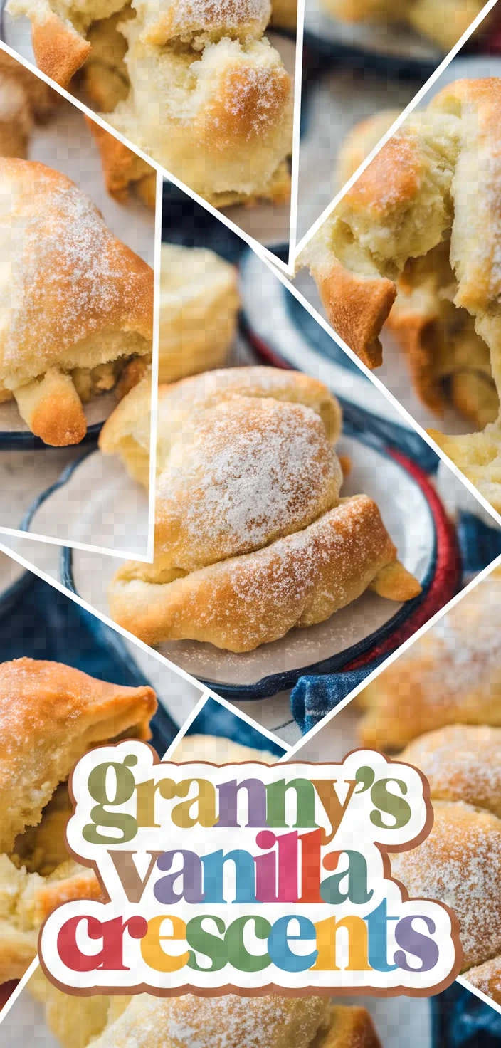 A photo of Grannys Vanilla Crescents Recipe