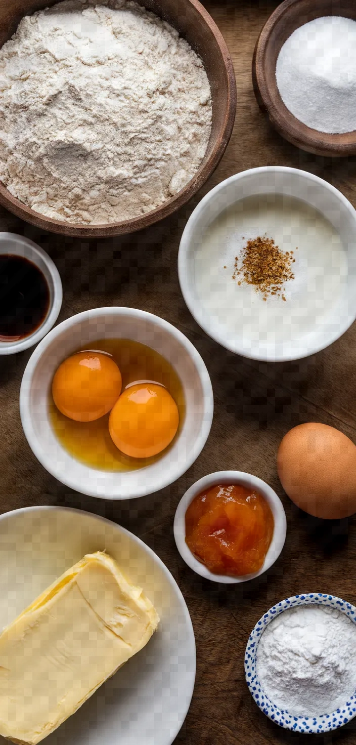Ingredients photo for Traditionelle Wiener Faschingskrapfen Recipe
