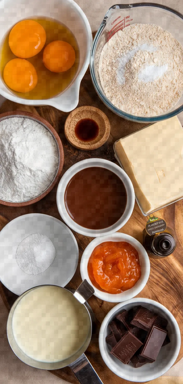 Ingredients photo for Viennese Sachertorte Granny Recipe
